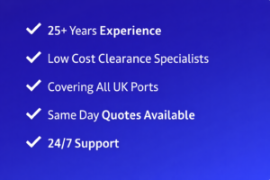 TOR personal effects clearances