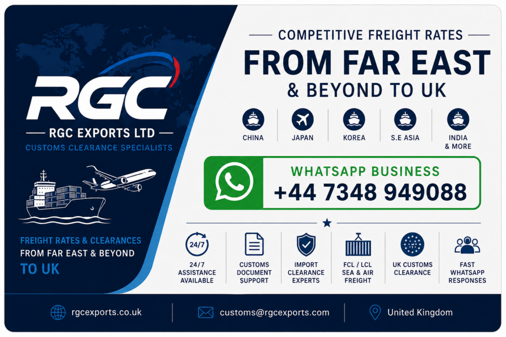 Customs Clearance TOR personal effects clearances